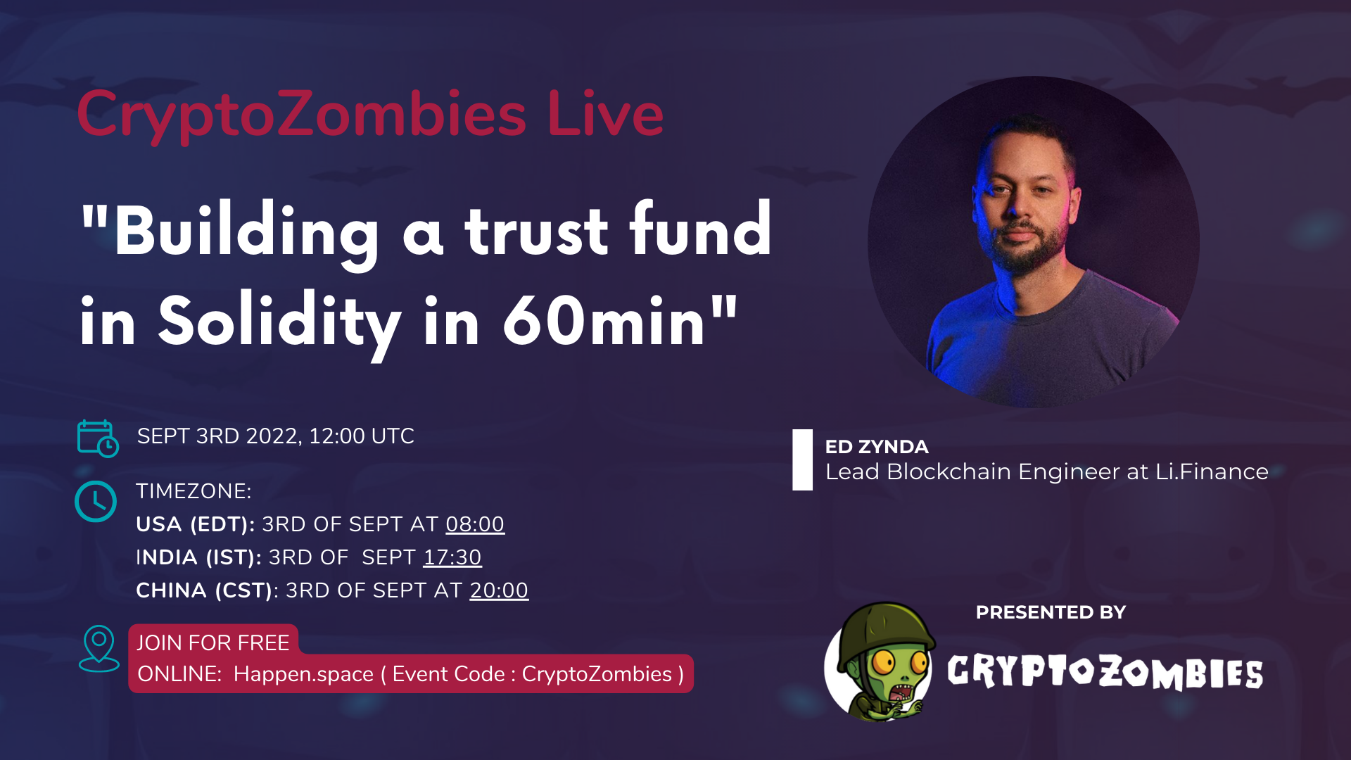 크립토좀비 - 이더리움 게임을 만드는 법을 학습하세요. Loom Network가 개발했습니다.