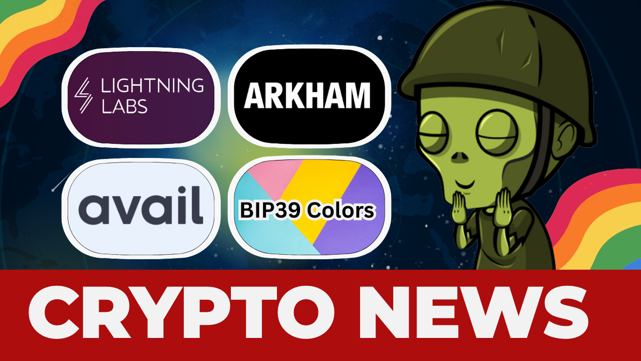 Crypto News - Avail, Akram, Bitcoin Private Key Color (BIP39) and Lighting  Labs